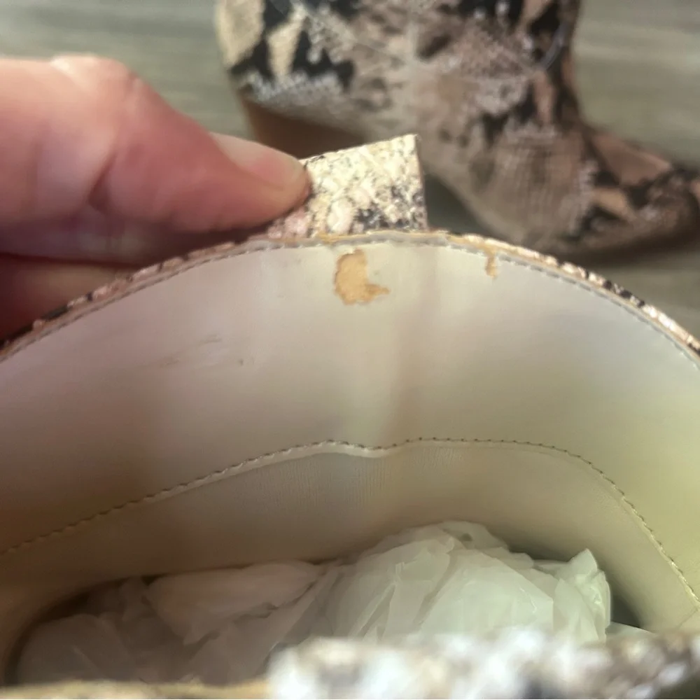 Gibson‎ Latimer Snake Skin Booties, Women’s 9.5